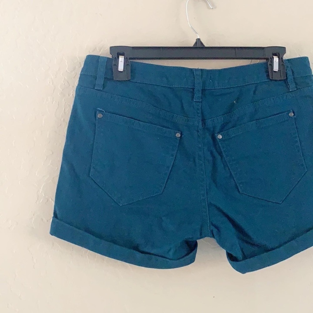 🌿Final Sale Lauren Conrad Blue Teal Denim Shorts‎ - Picture 3 of 6